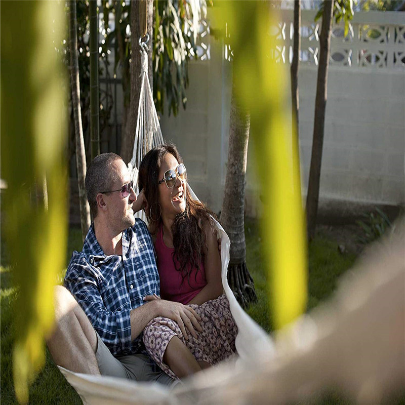 Double Hammock Outdoor Rollover Prevention Camping Canvas Fabric Hammock Hanging Swing Bed for Patio Travel Hiking Dropshipping Double Hammock Outdoor Rollover Prevention Camping Canvas Fabric Hammock Hanging Swing Bed for Patio Travel Hiking Dropshipping