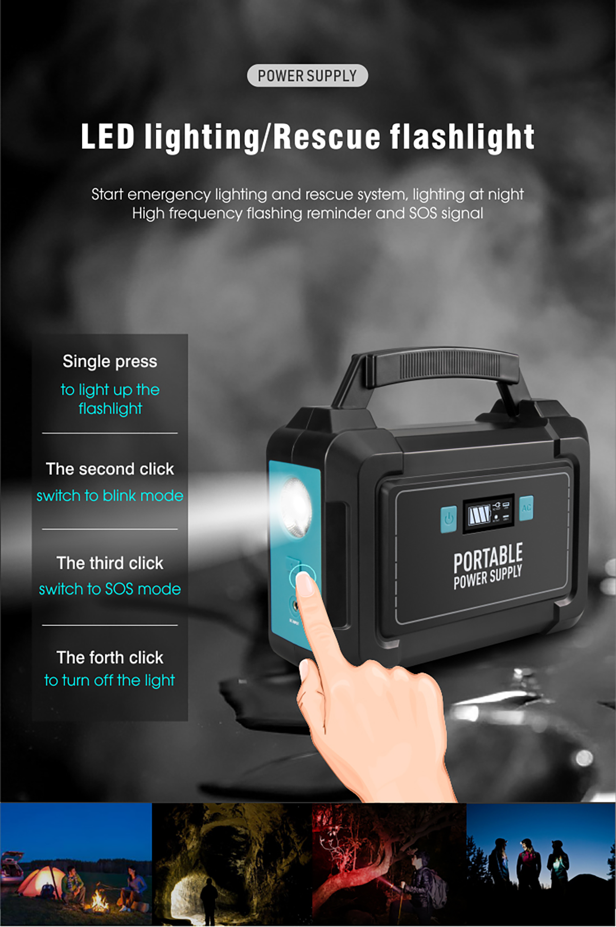 Portable Power Station Outdoor 148WH/40000mAh Solar Generator Battery Pack Charger Emergency Camping Power Bank Supply 110V/220V Portable Power Station Outdoor 148WH/40000mAh Solar Generator Battery Pack Charger Emergency Camping Power Bank Supply 110V/220V