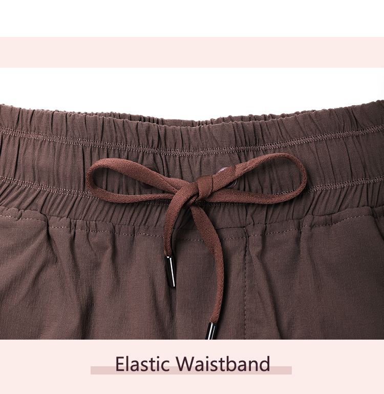 Women's Hiking Pants Lightweight Cargo Pants Quick Dry Drawstring Travel Workout Athletic Sweatpants with Pockets