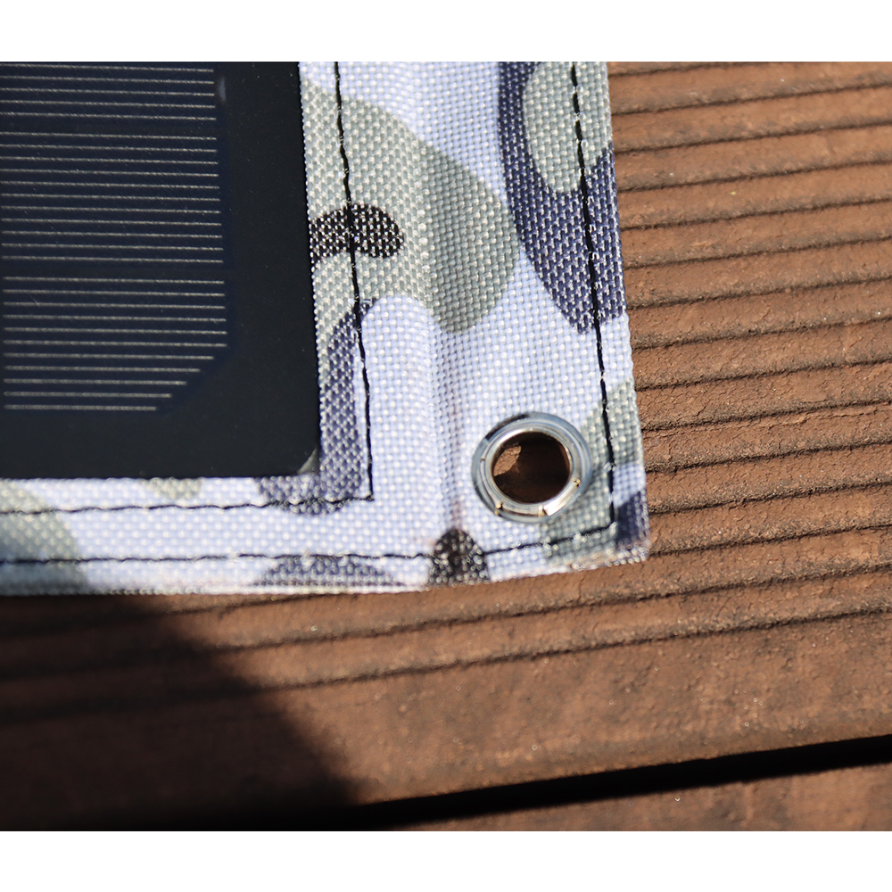 Foldable 5V 3A Dual USB Solar Panel Outdoor Folding Waterproof 21W Solar Charger Mobile Power Battery Charger With 3 in 1 Cable