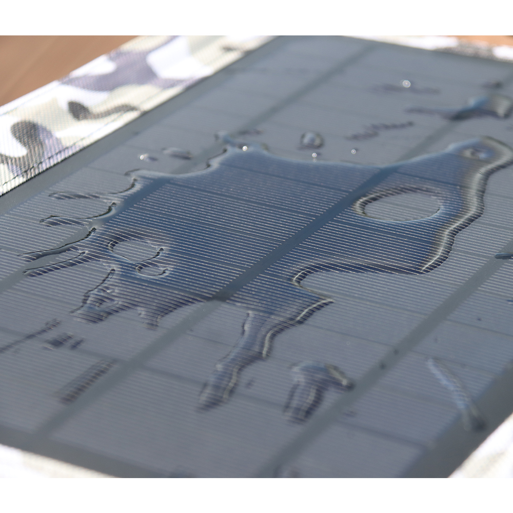 Foldable 5V 3A Dual USB Solar Panel Outdoor Folding Waterproof 21W Solar Charger Mobile Power Battery Charger With 3 in 1 Cable