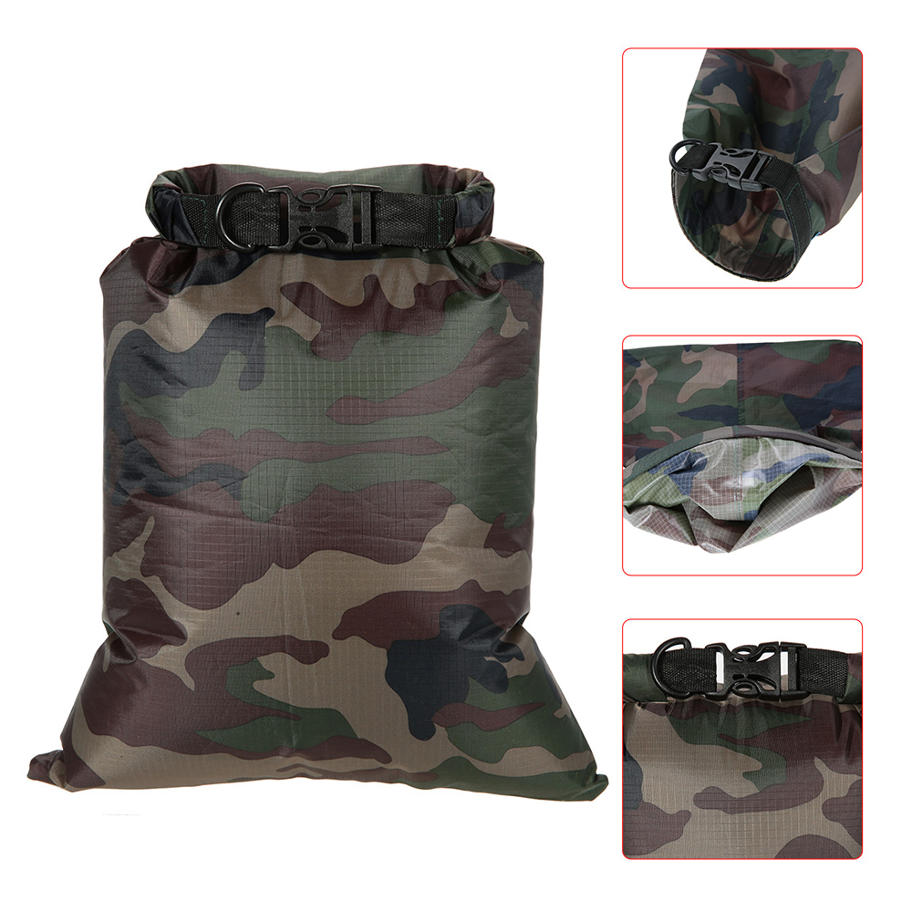 6 PCS Outdoor Waterproof Bag Dry Pack Sack Sports Bag for Drifting Boating Floating Kayaking Beach Camping Surfing Swimming Bags