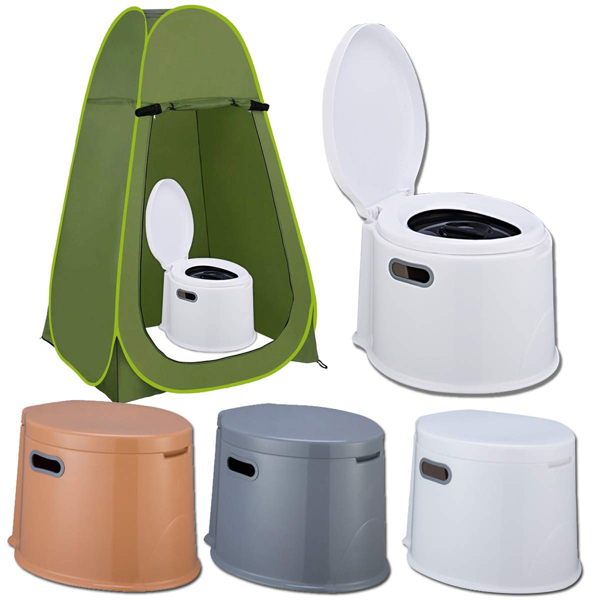 Portable Toilet Seat Elderly Pregnant Home Outdoor Travel Camping Caravan Movable Toilet Load 20L Adult Children 43X35X35cm Portable Toilet Seat Elderly Pregnant Home Outdoor Travel Camping Caravan Movable Toilet Load 20L Adult Children 43X35X35cm
