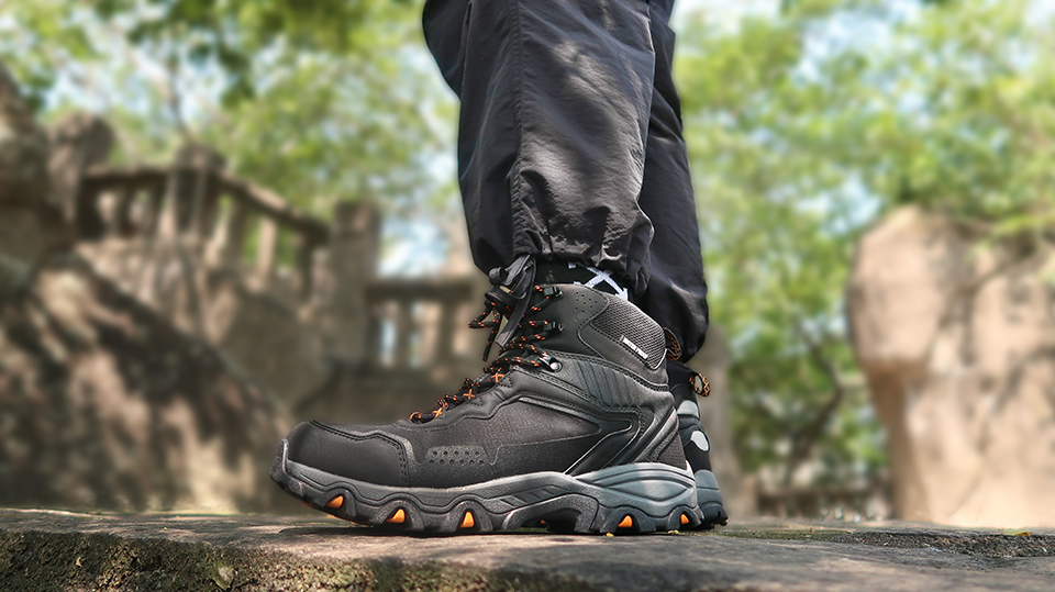 GRITION Mens Waterproof Trekking Hiking Boots Lace Up Mountain Climbing Work Shoes Non Slip Outdoor Winter Warm 2021 Size 47 New