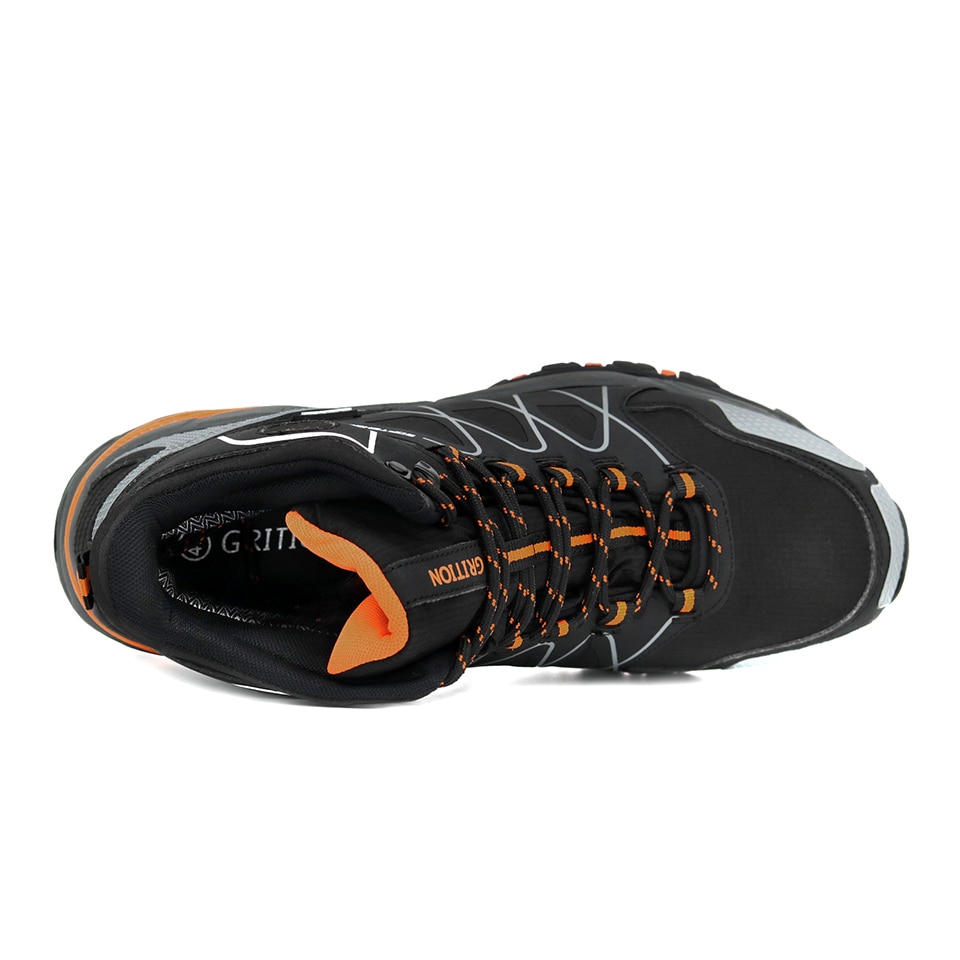 GRITION Mens Waterproof Trekking Hiking Boots Lace Up Mountain Climbing Work Shoes Non Slip Outdoor Winter Warm 2021 Size 47 New
