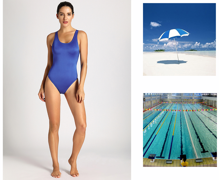 SYROKAN Women's Elite Pro Maxback Sport Training Athletic One Piece Swimsuit