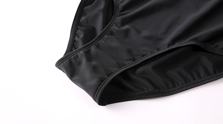 SYROKAN Women's Sleek High Neck Zipper Maillot Training Athletic One Piece Swimsuit