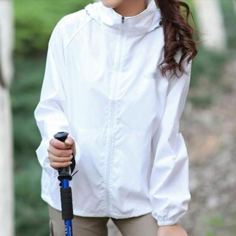 Men Women Quick Dry Jackets Casual Windproof Waterproof Ultra-Light Rainproof Windbreaker Bike Long Sleeve Windbreaker Raincoat