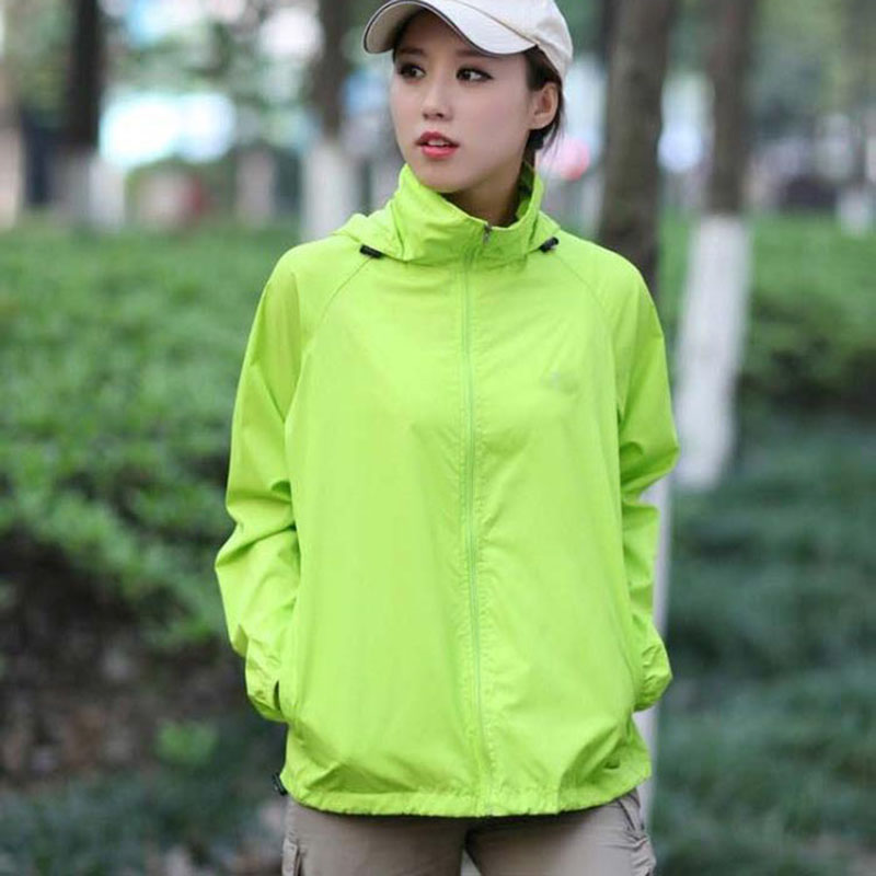 Men Women Quick Dry Jackets Casual Windproof Waterproof Ultra-Light Rainproof Windbreaker Bike Long Sleeve Windbreaker Raincoat