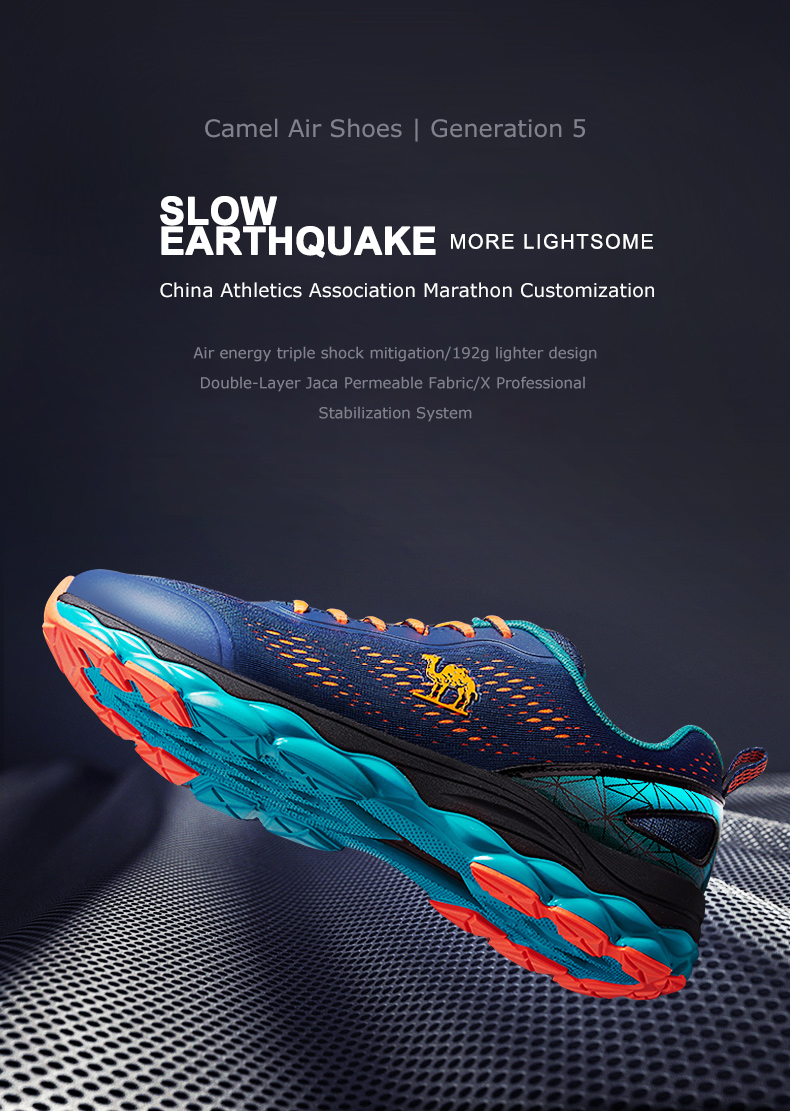 CAMEL Men Women Sneakers Couple Marathon Jogging Shoes Breathable Outdoor Sports Shoes Fitness & Cross Training Shoes