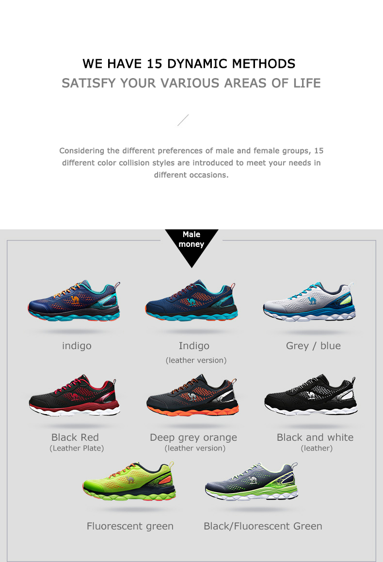 CAMEL Men Women Sneakers Couple Marathon Jogging Shoes Breathable Outdoor Sports Shoes Fitness & Cross Training Shoes