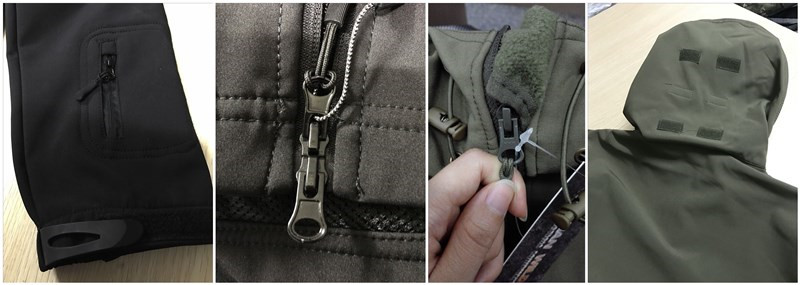 Military Shark Skin Soft Shell Jackets Men Tactical Windproof Waterproof Coat Army Combat Pants Hood Camp Fish Trekking Trousers