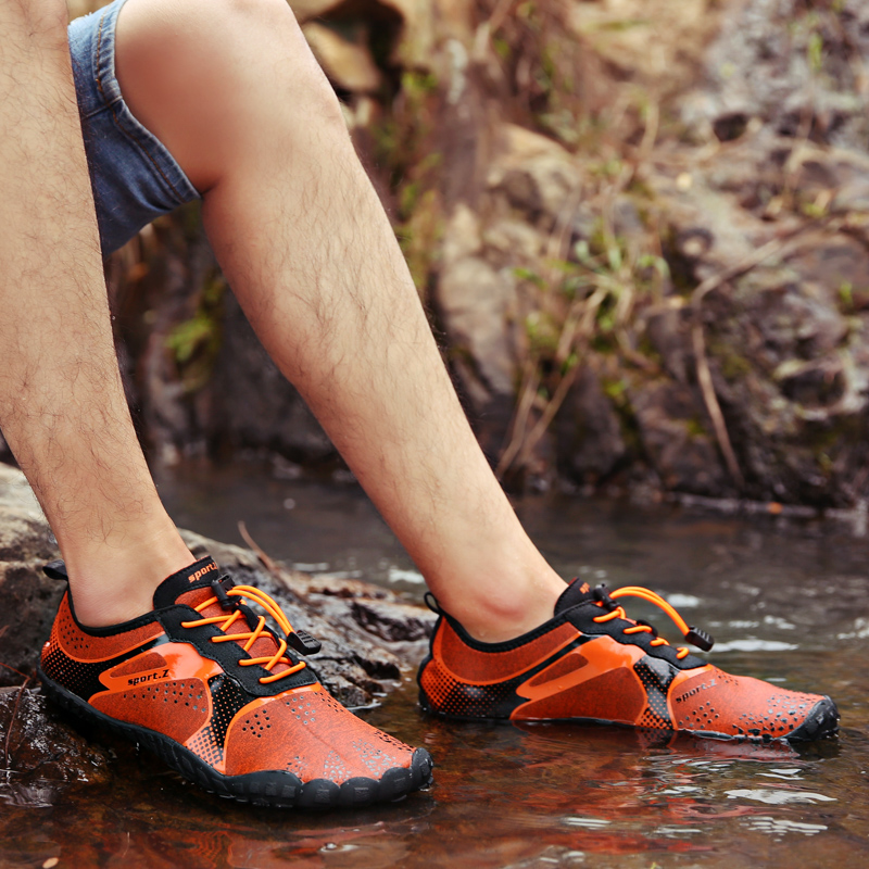 Summer Water Minimalist Shoes Men Beach Sandals Upstream Aqua Man Quick Dry River Sea Barefoot Diving Swimming Socks 46