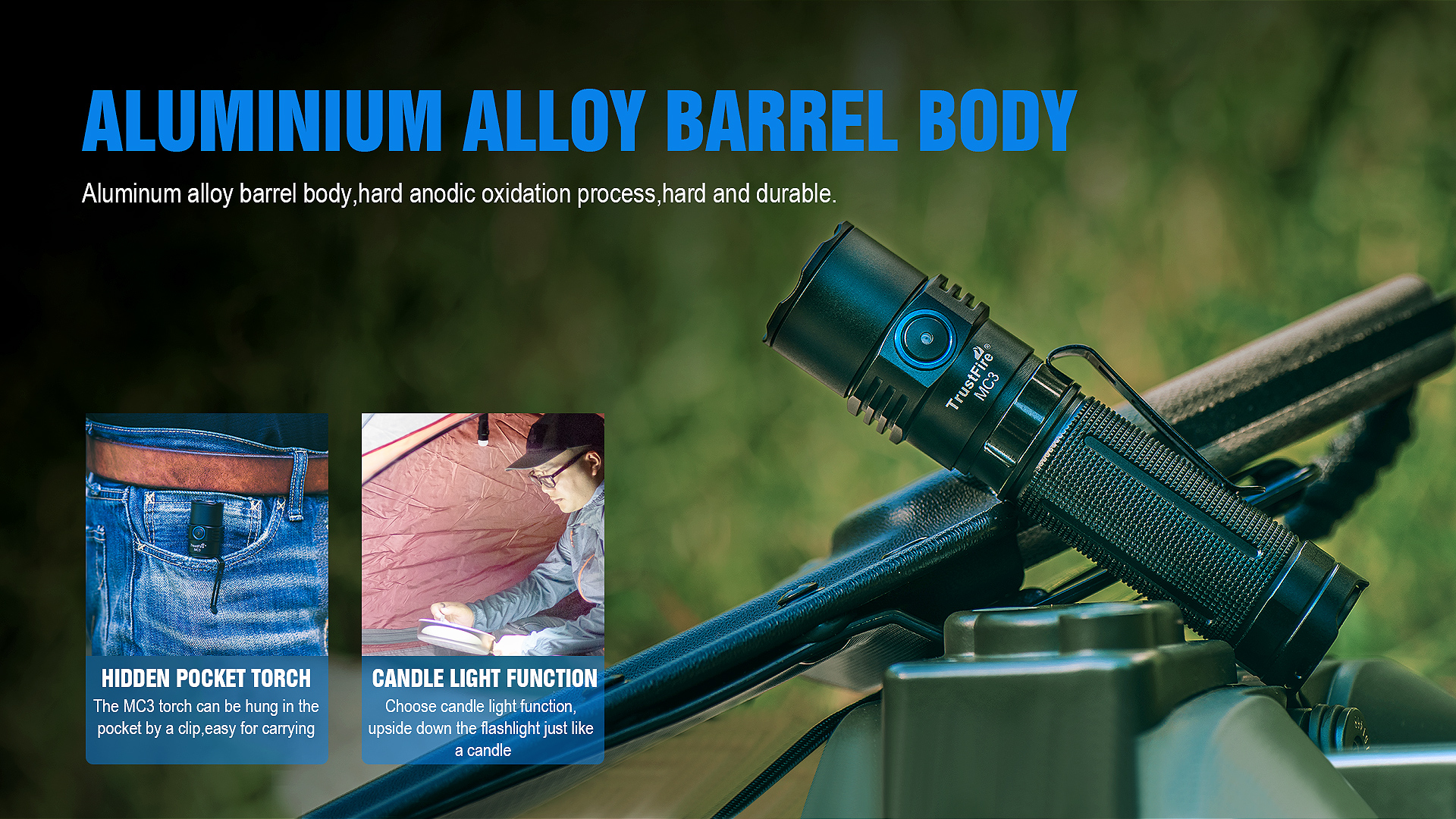 Trustfire Mc3 High Power Rechargeable Led Flashlight 2500 Lumens Cree Xhp 50 Led 21700 Ipx8 Magnetic Charge 2a Powerful EDC Lamp Trustfire Mc3 High Power Rechargeable Led Flashlight 2500 Lumens Cree Xhp 50 Led 21700 Ipx8 Magnetic Charge 2a Powerful EDC Lamp