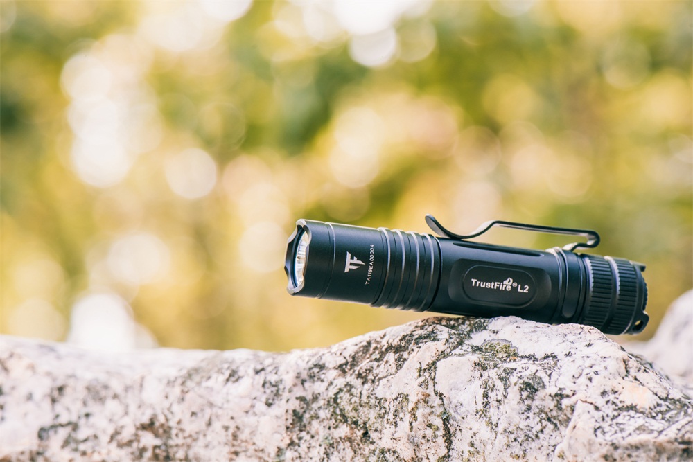Trustfire L2 Tactical Led Flashlight Cree Xp-L Hd 1000 Lumens Powered By 14500 Aa Battery Ipx8 2 Modes Powerful EDC Torch Lights Trustfire L2 Tactical Led Flashlight Cree Xp-L Hd 1000 Lumens Powered By 14500 Aa Battery Ipx8 2 Modes Powerful EDC Torch Lights