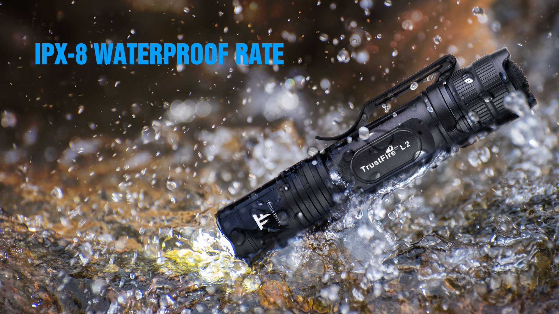 Trustfire L2 Tactical Led Flashlight Cree Xp-L Hd 1000 Lumens Powered By 14500 Aa Battery Ipx8 2 Modes Powerful EDC Torch Lights Trustfire L2 Tactical Led Flashlight Cree Xp-L Hd 1000 Lumens Powered By 14500 Aa Battery Ipx8 2 Modes Powerful EDC Torch Lights