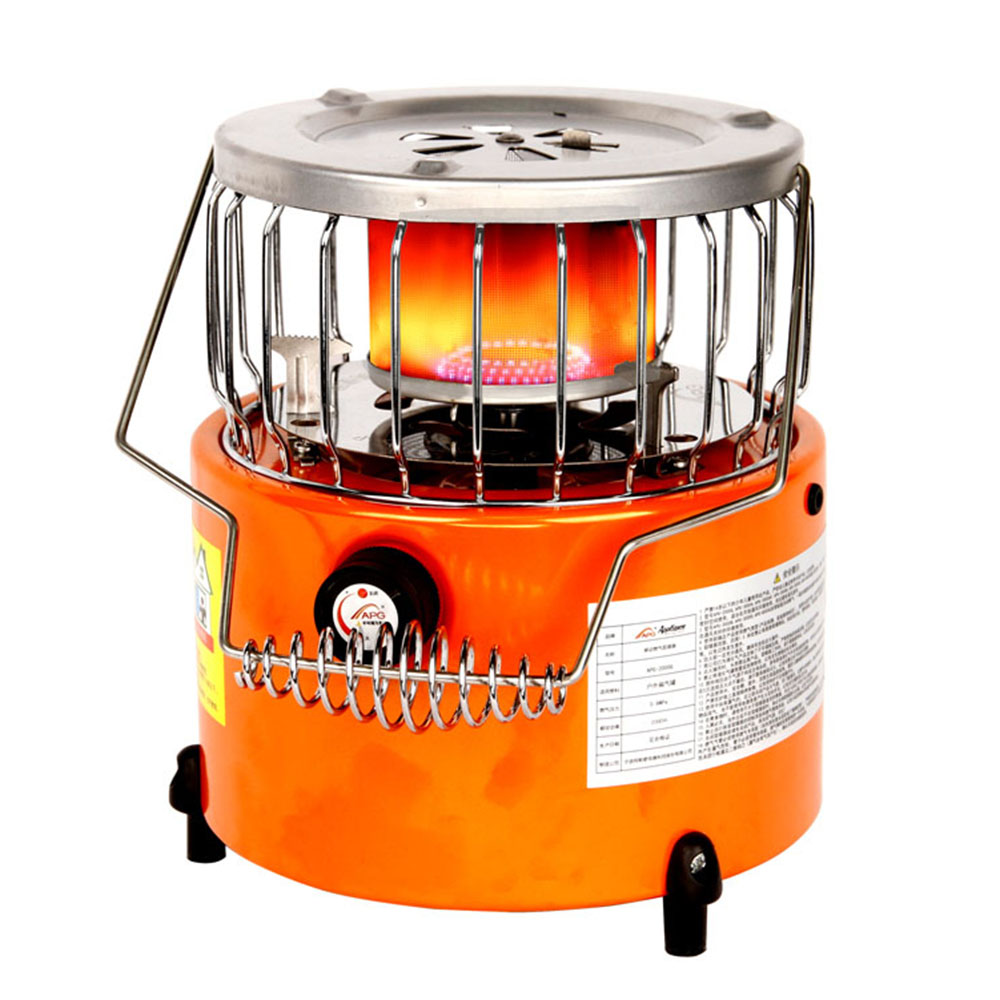 APG Portable 2 In 1 2000W Portable Heater Camping Stove Heating Cooker For Backpacking Ice Fishing Camping Hiking Winter Warmer