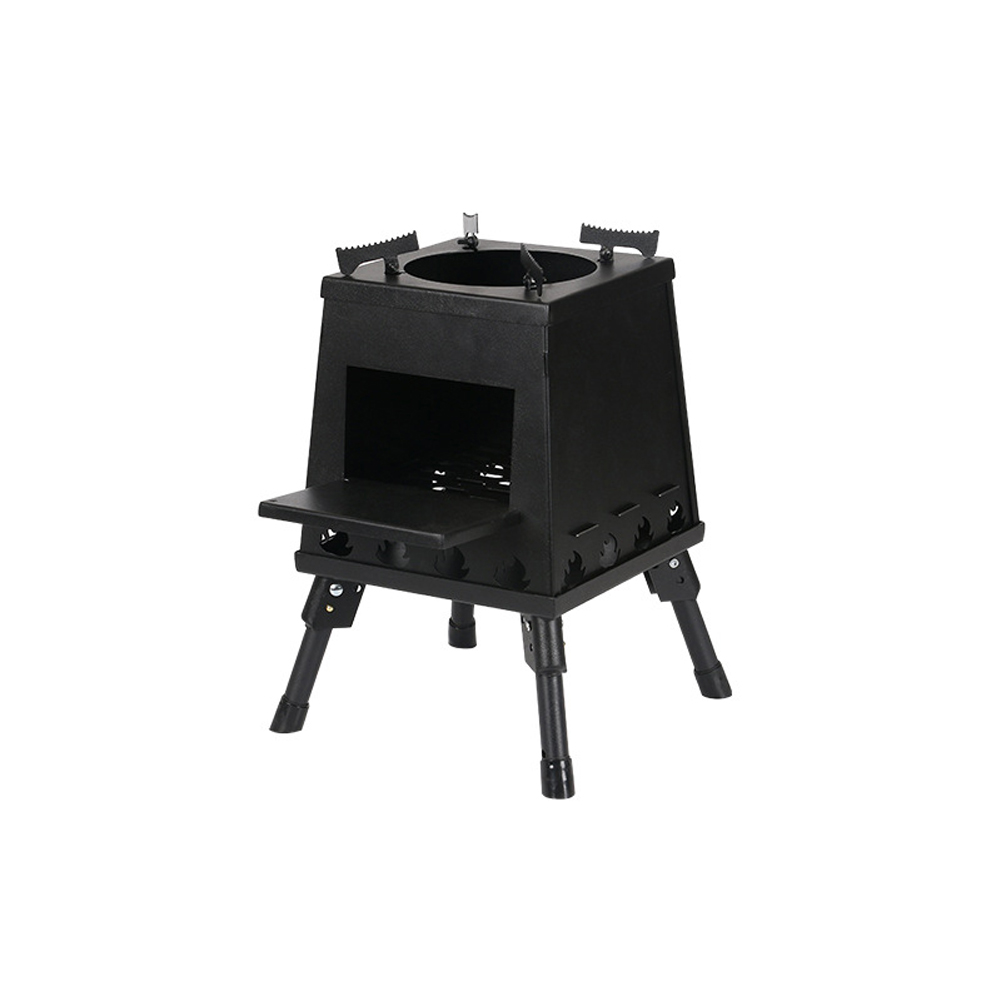 Portable Outdoor Camping Furnace Picnic Cooking Utensils Ultralight Folding Cooking Detachable Stoves Easy Installation