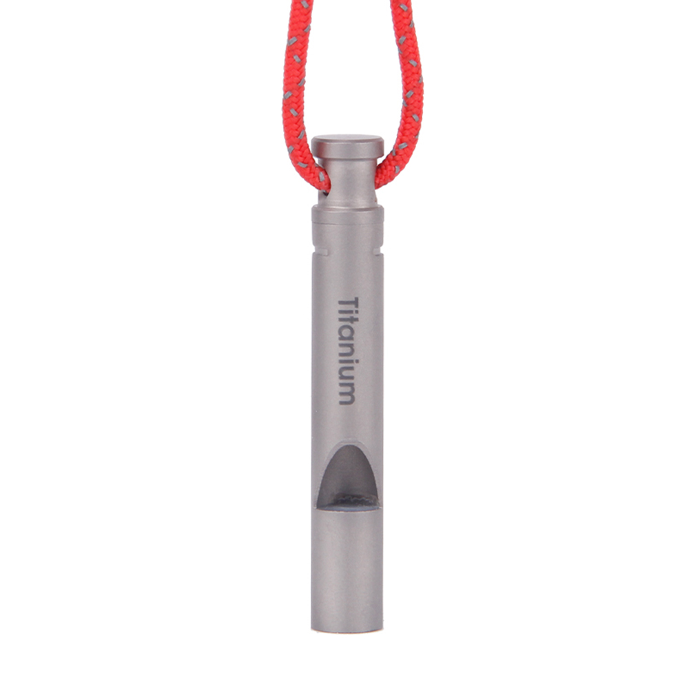 Outdoor EDC Titanium Whistle with Cord Loud Emergency Hiking Camping Whistle Outdoor Survival Tools for Camping Hiking Exploring Outdoor EDC Titanium Whistle with Cord Loud Emergency Hiking Camping Whistle Outdoor Survival Tools for Camping Hiking Exploring