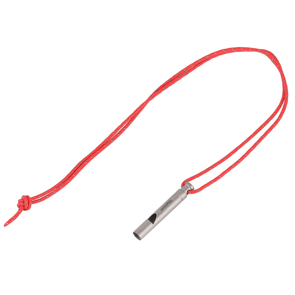 Outdoor EDC Titanium Whistle with Cord Loud Emergency Hiking Camping Whistle Outdoor Survival Tools for Camping Hiking Exploring Outdoor EDC Titanium Whistle with Cord Loud Emergency Hiking Camping Whistle Outdoor Survival Tools for Camping Hiking Exploring