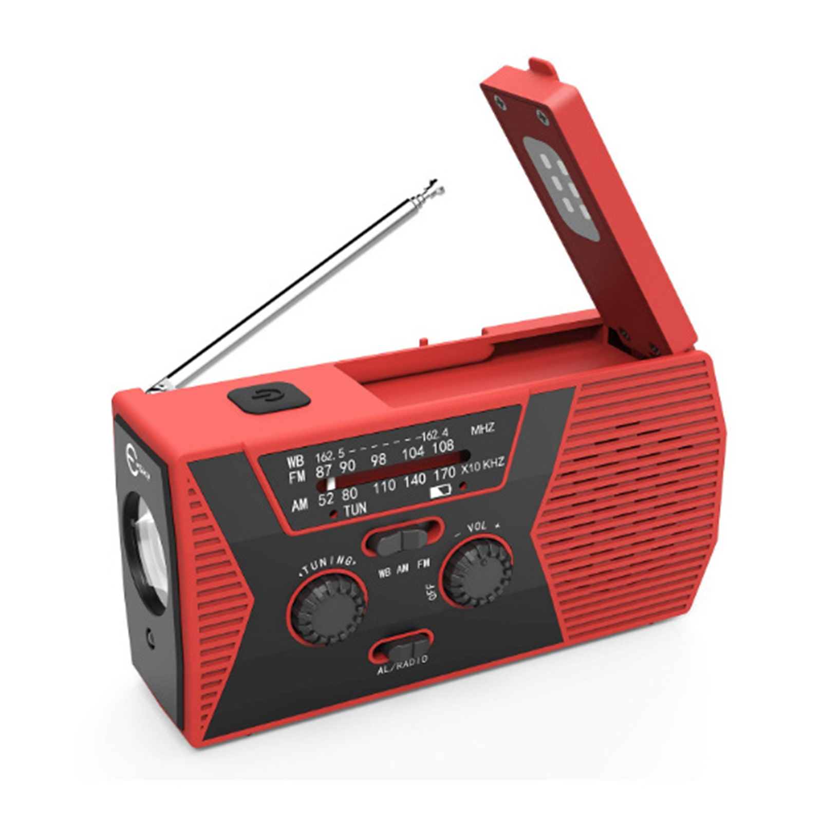 Emergency Solar Hand Crank Radio AM/FM & NOAA Emergency Broadcast Weather Alert Radio with 6 LEDs Reading Lamp Survival Supplies Emergency Solar Hand Crank Radio AM/FM & NOAA Emergency Broadcast Weather Alert Radio with 6 LEDs Reading Lamp Survival Supplies