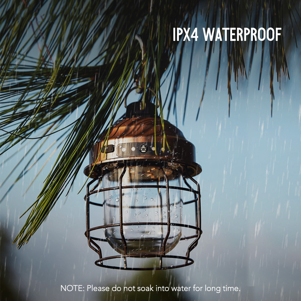 2022 Vintage USB Rechargeable Camping Lantern IPX4 Waterproof Hanging Tent Light for Outdoor Camping Tent Fishing Backpacking 2022 Vintage USB Rechargeable Camping Lantern IPX4 Waterproof Hanging Tent Light for Outdoor Camping Tent Fishing Backpacking