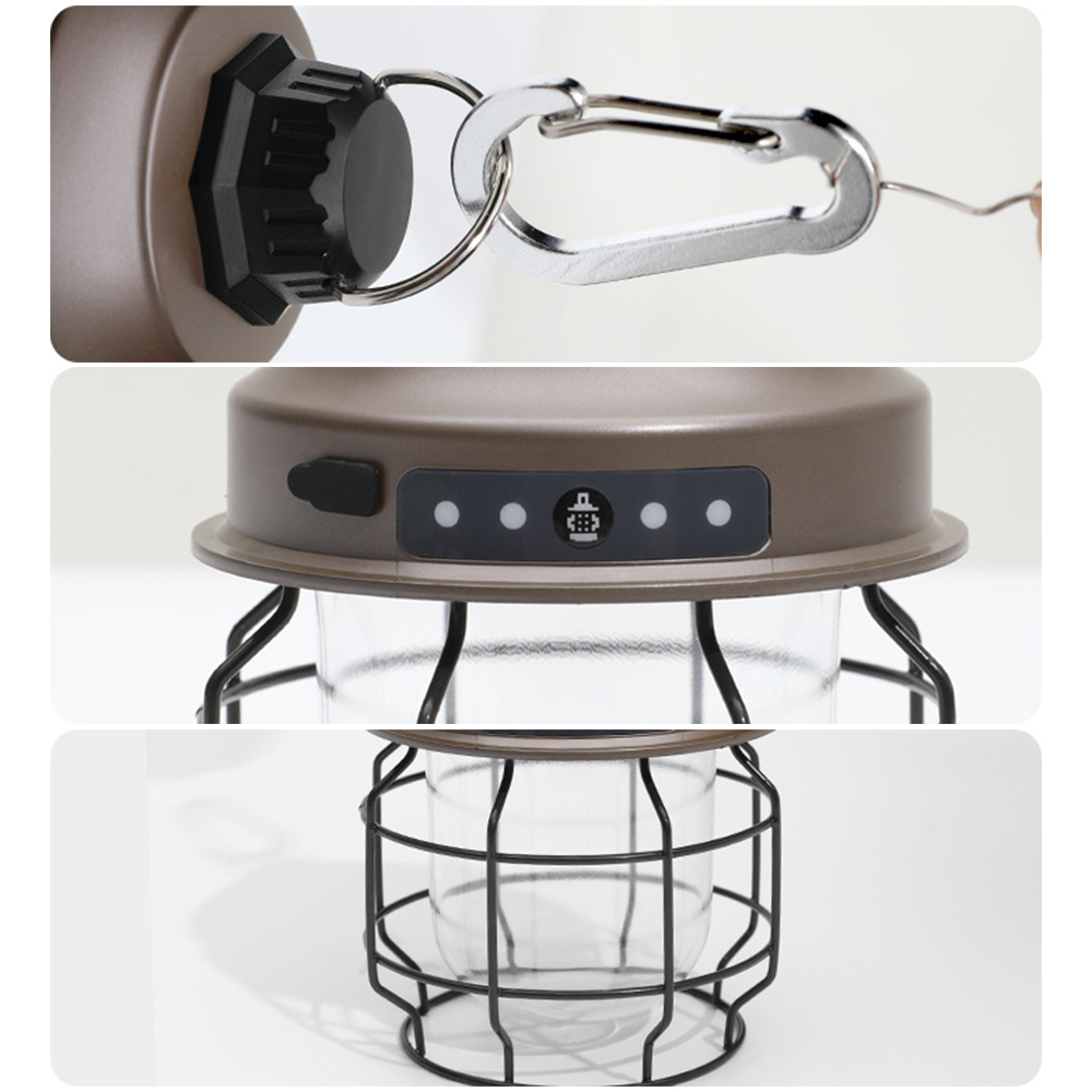 2022 Vintage USB Rechargeable Camping Lantern IPX4 Waterproof Hanging Tent Light for Outdoor Camping Tent Fishing Backpacking 2022 Vintage USB Rechargeable Camping Lantern IPX4 Waterproof Hanging Tent Light for Outdoor Camping Tent Fishing Backpacking