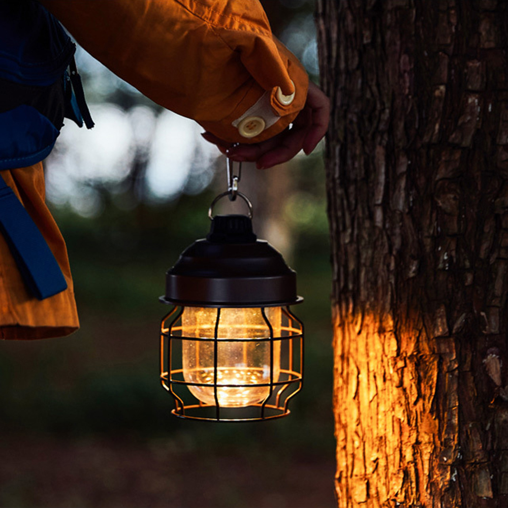 2022 Vintage USB Rechargeable Camping Lantern IPX4 Waterproof Hanging Tent Light for Outdoor Camping Tent Fishing Backpacking 2022 Vintage USB Rechargeable Camping Lantern IPX4 Waterproof Hanging Tent Light for Outdoor Camping Tent Fishing Backpacking