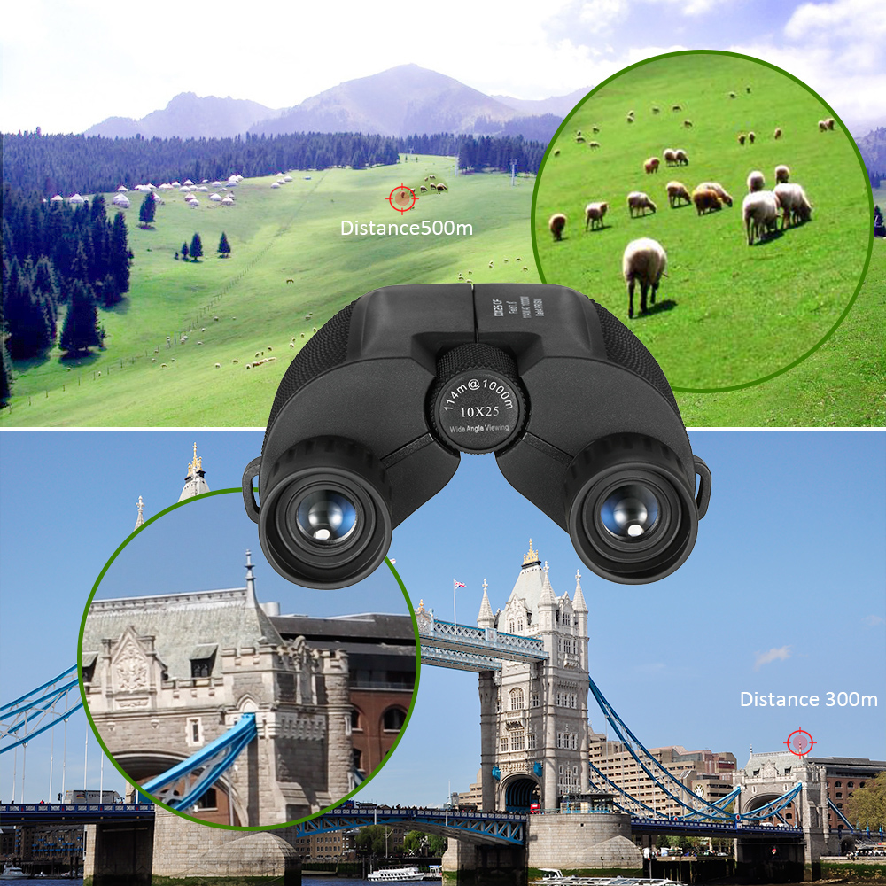 Night Vision Professional Binoculars 10x25 BAK4 Prism High Powered Binocular Portable Hunting Telescope Scope monocular luneta Night Vision Professional Binoculars 10x25 BAK4 Prism High Powered Binocular Portable Hunting Telescope Scope monocular luneta