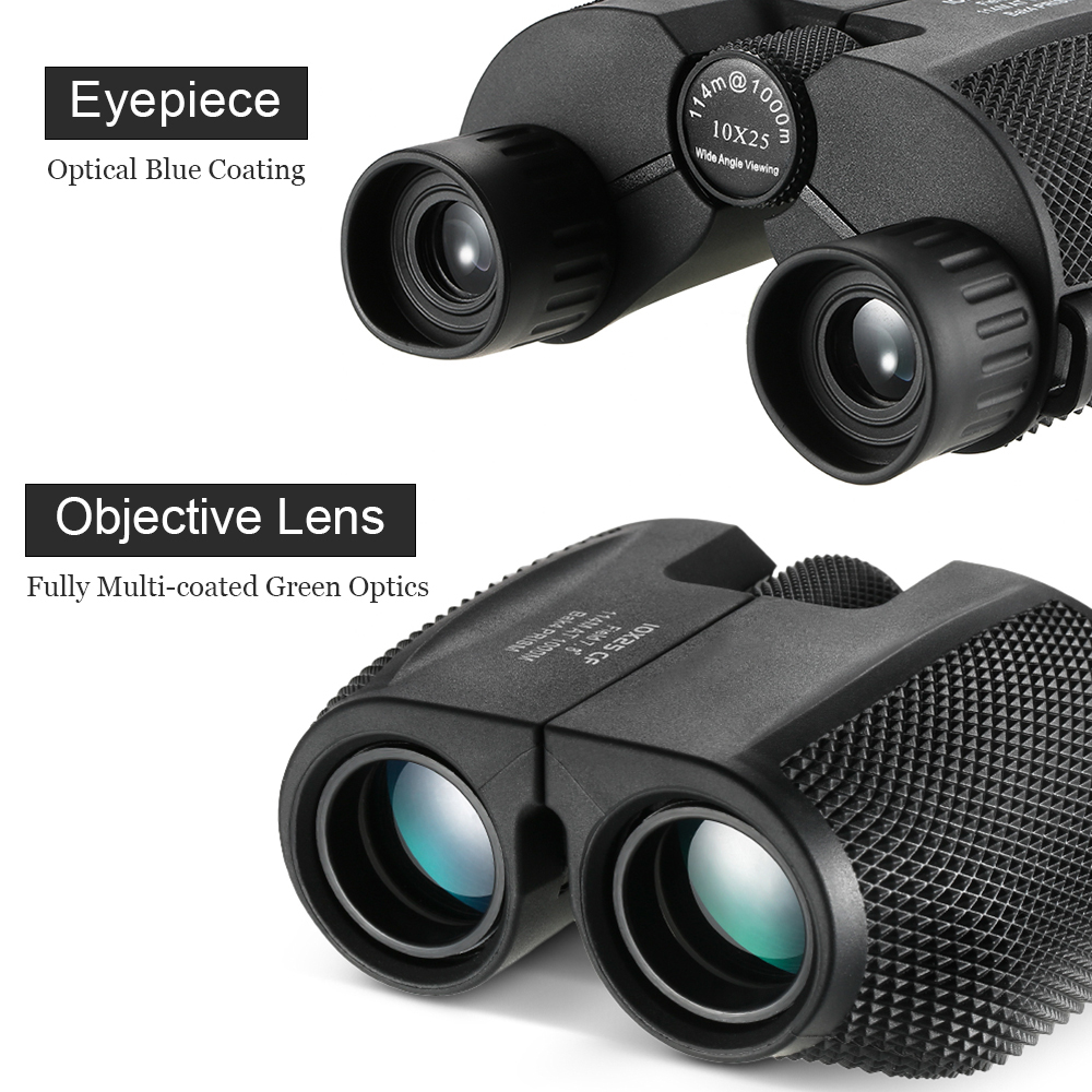 Night Vision Professional Binoculars 10x25 BAK4 Prism High Powered Binocular Portable Hunting Telescope Scope monocular luneta Night Vision Professional Binoculars 10x25 BAK4 Prism High Powered Binocular Portable Hunting Telescope Scope monocular luneta