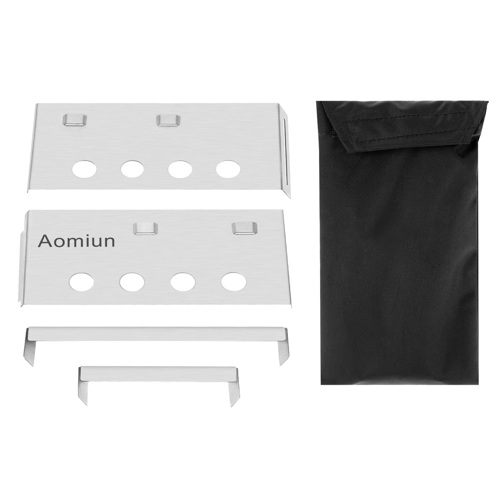 Aomiun Lightweight Triangle Wood Stove Portable Detachable Stainless Steel Burner for Outdoor Cooking Picnic Camping Backpacking