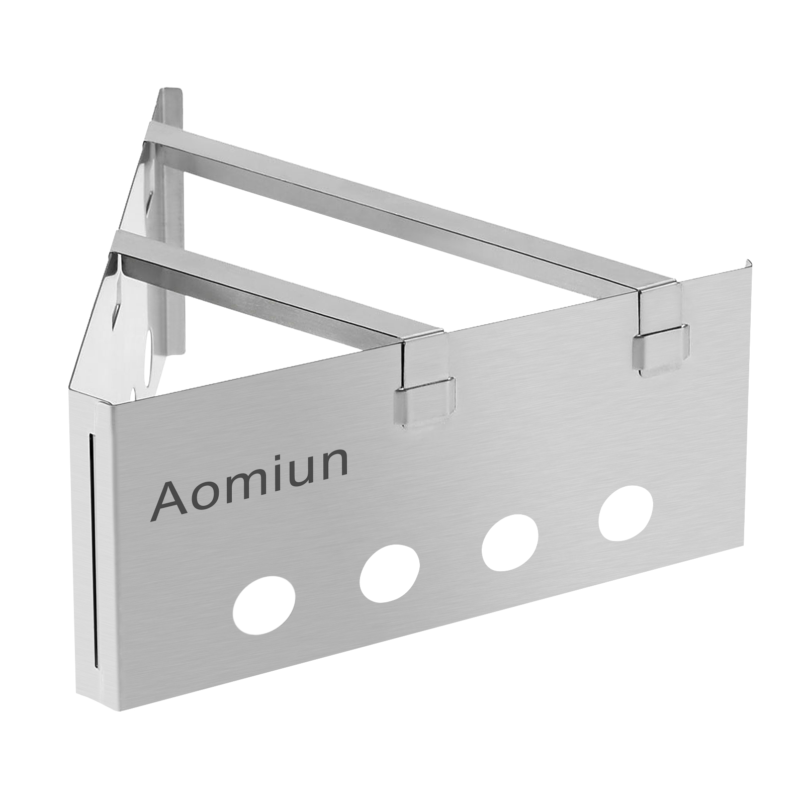 Aomiun Lightweight Triangle Wood Stove Portable Detachable Stainless Steel Burner for Outdoor Cooking Picnic Camping Backpacking