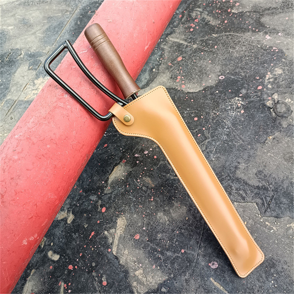 Barbecue Charcoal Clip Iron Wood Handle Anti-Scalding with Leather Cover Outdoor Camping BBQ Bonfire Stove Fireplace Fire Tongs Barbecue Charcoal Clip Iron Wood Handle Anti-Scalding with Leather Cover Outdoor Camping BBQ Bonfire Stove Fireplace Fire Tongs