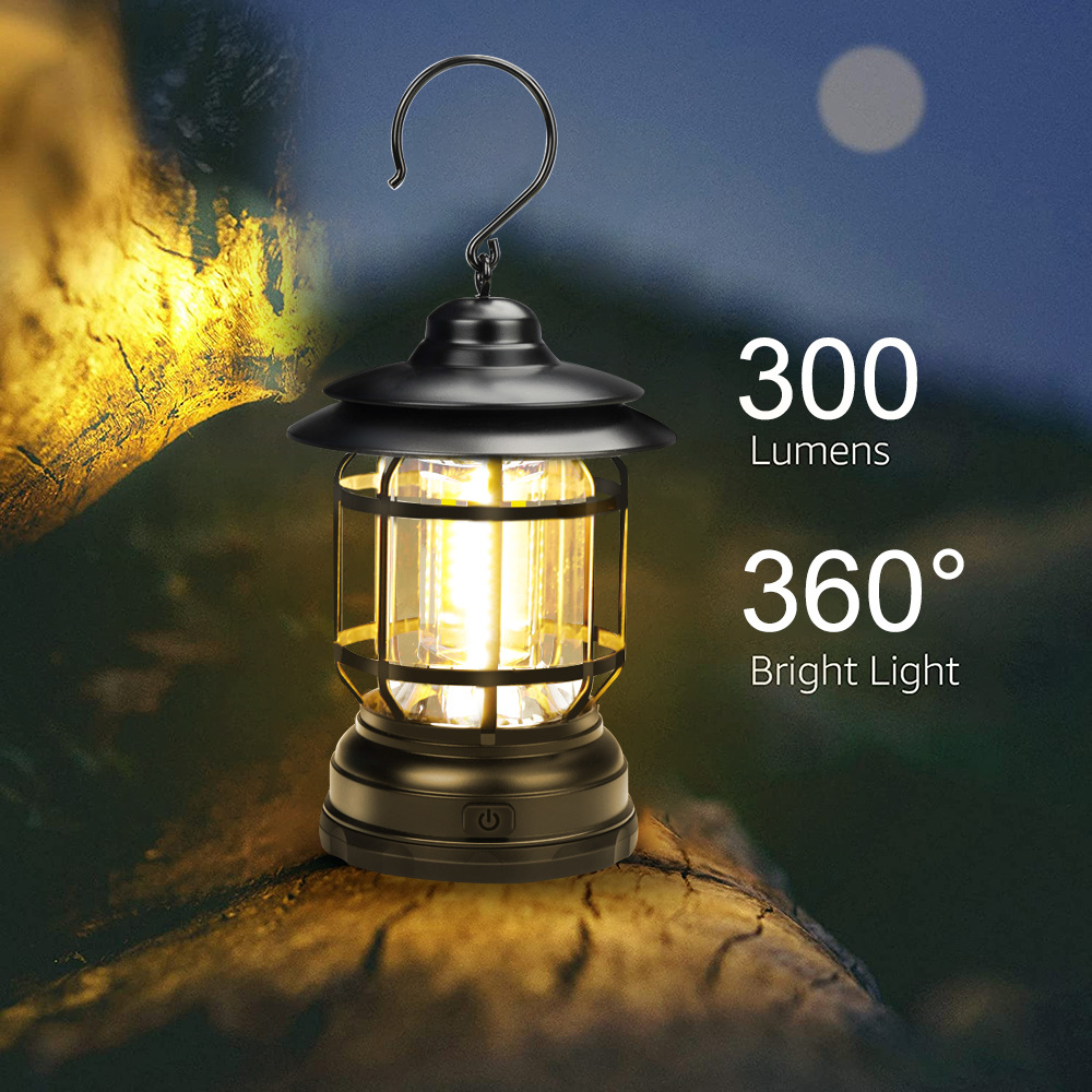Mini Hanging Camping Lantern USB Outdoor Light Water Resistant Garden Lamp with 2 Lighting Modes for Garden Yard Camping Lantern Mini Hanging Camping Lantern USB Outdoor Light Water Resistant Garden Lamp with 2 Lighting Modes for Garden Yard Camping Lantern