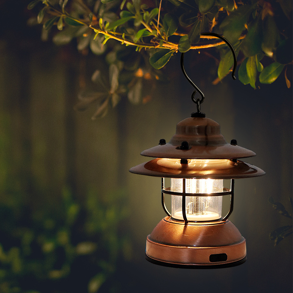 Mini Hanging Camping Lantern USB Outdoor Light Water Resistant Garden Lamp with 2 Lighting Modes for Garden Yard Camping Lantern Mini Hanging Camping Lantern USB Outdoor Light Water Resistant Garden Lamp with 2 Lighting Modes for Garden Yard Camping Lantern