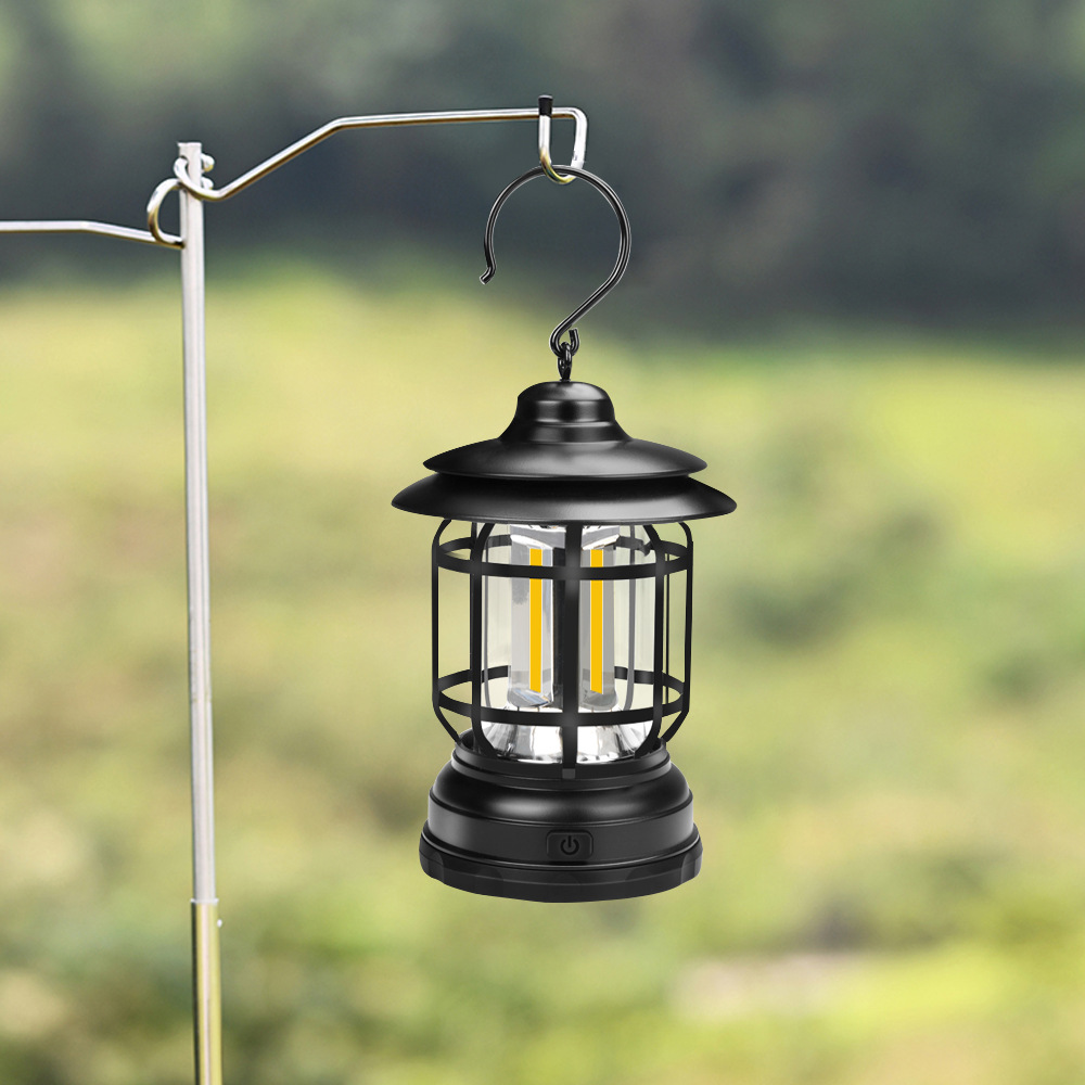 Mini Hanging Camping Lantern USB Outdoor Light Water Resistant Garden Lamp with 2 Lighting Modes for Garden Yard Camping Lantern Mini Hanging Camping Lantern USB Outdoor Light Water Resistant Garden Lamp with 2 Lighting Modes for Garden Yard Camping Lantern